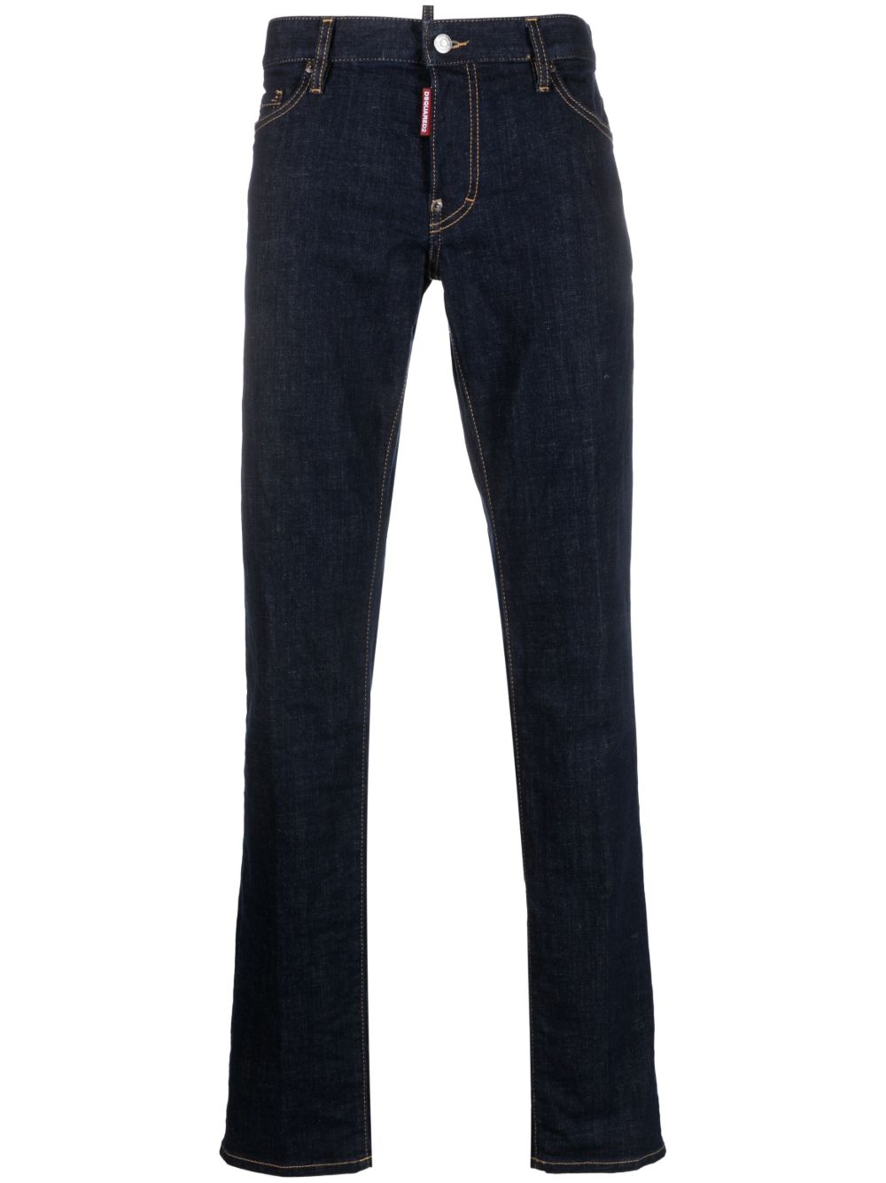 DSQUARED2 直筒牛仔裤 - 蓝色