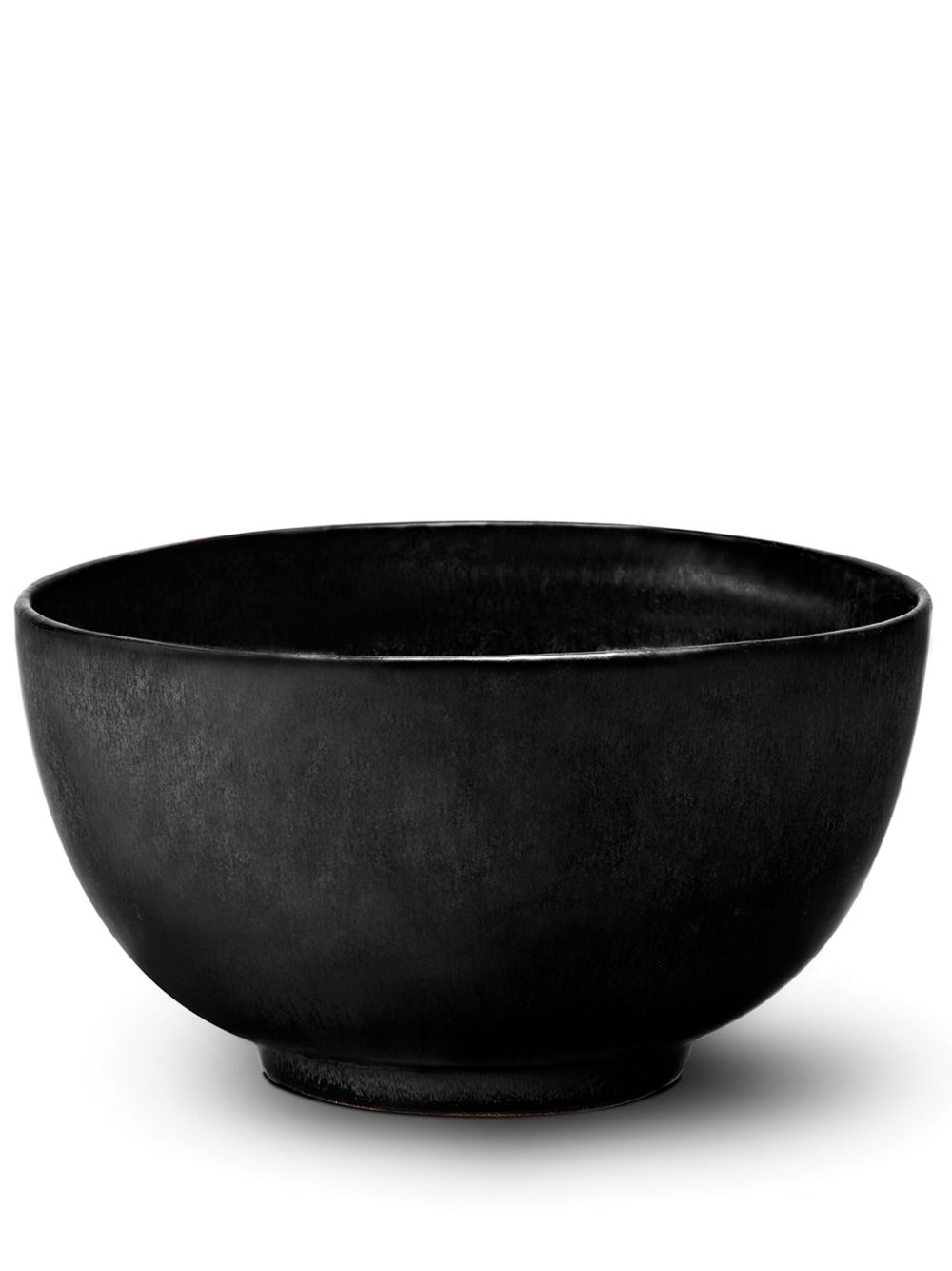 L'Objet Terra 陶瓷麦片餐碗（14厘米） - 黑色