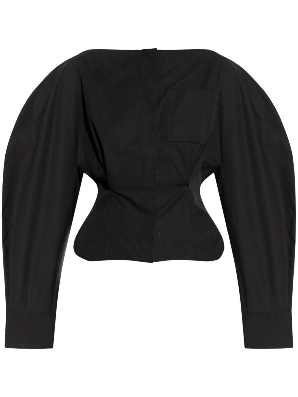 Jacquemus La Chemise Barco 衬衫 - 黑色