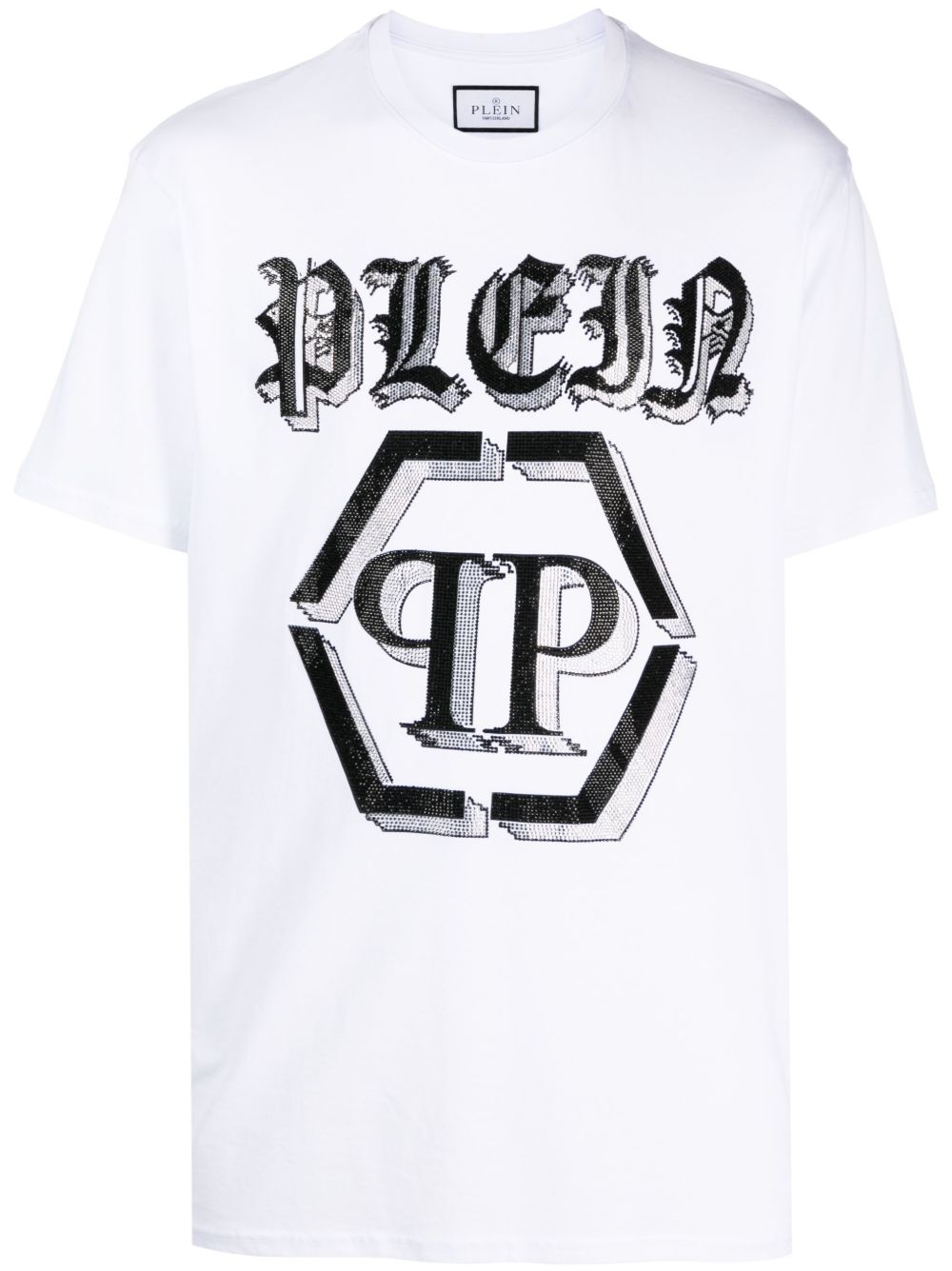 Philipp Plein SS Chrom 圆领T恤 - 白色