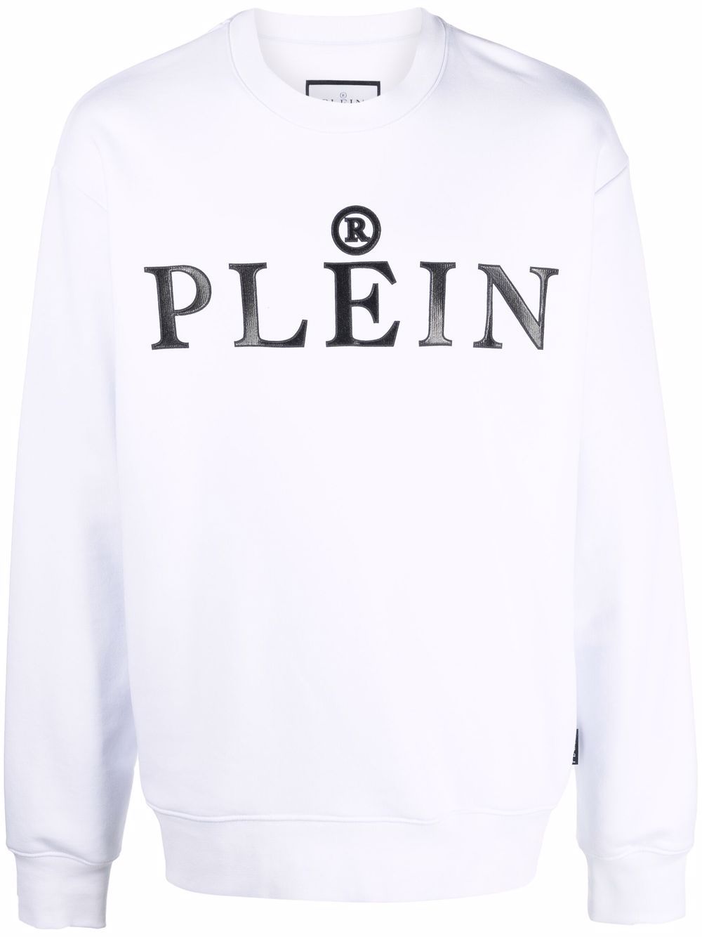 Philipp Plein logo圆领卫衣 - 白色