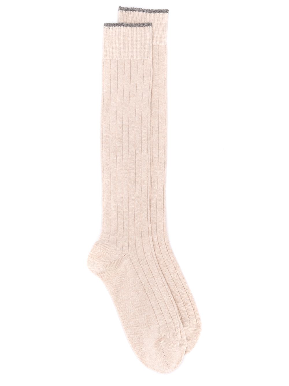 Brunello Cucinelli 长筒针织袜 - 中性色