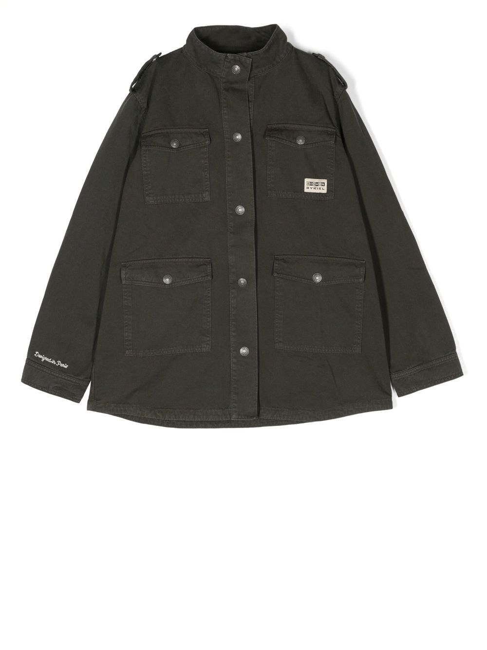 Bonton Rykiel 图案印花外套 - 绿色