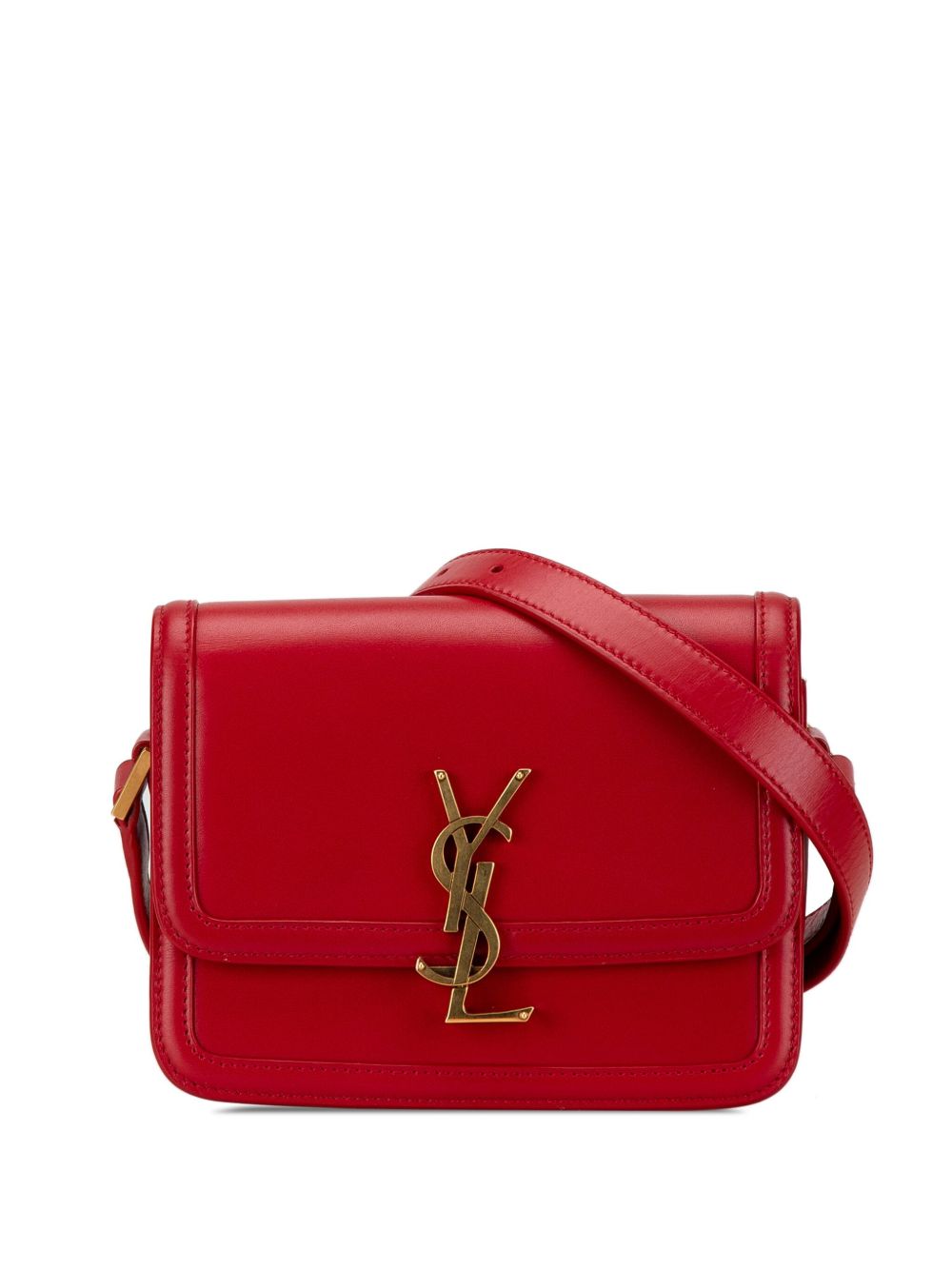Saint Laurent Pre-Owned Solferino Satchel In Box 小号斜挎包（2010-2023年典藏款） - 红色
