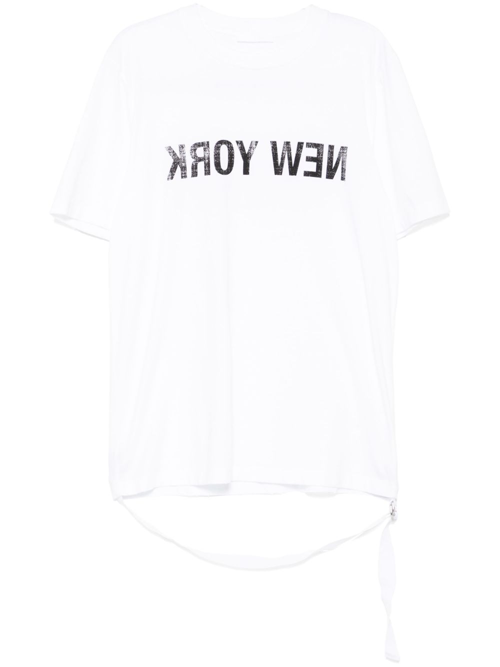 Helmut Lang New York 安全带T恤 - 白色