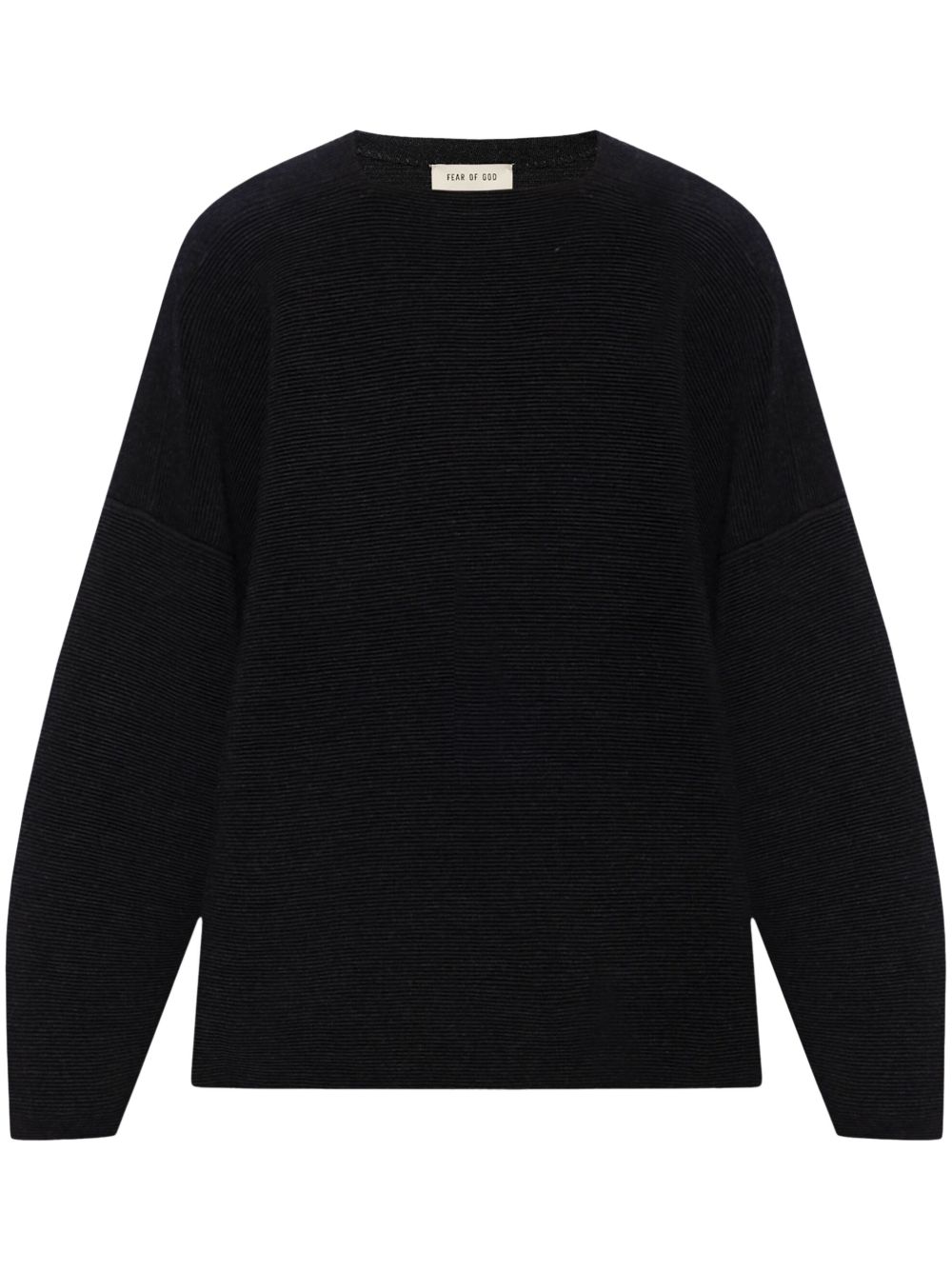 Fear Of God Ottoman 羊毛罗纹毛衣 - 黑色