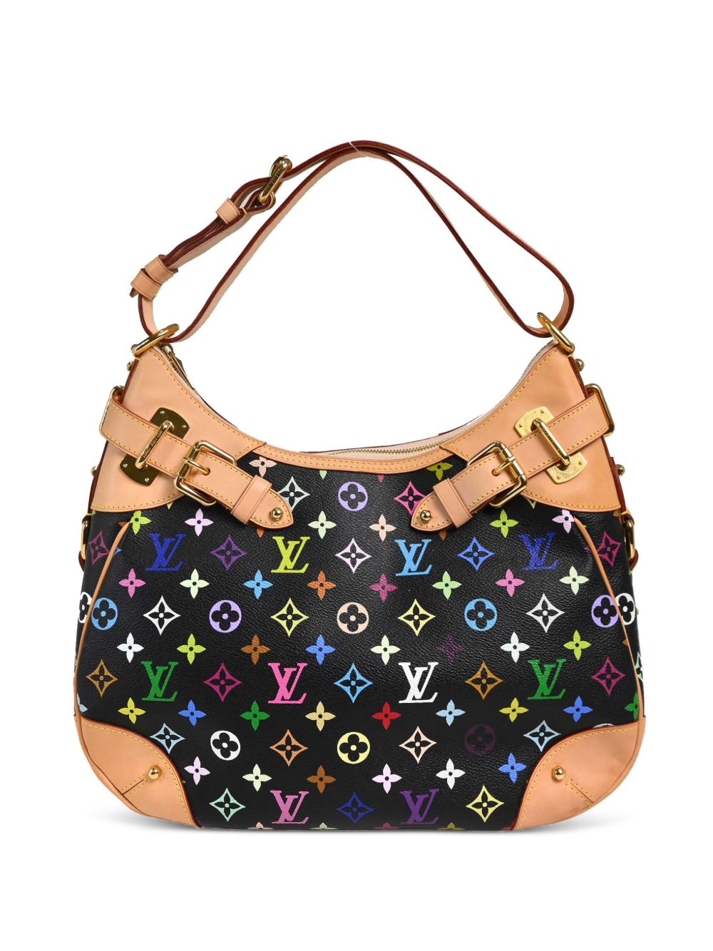 Louis Vuitton Pre-Owned x Takashi Murakami Greta 单肩包（2011年典藏款） - 黑色