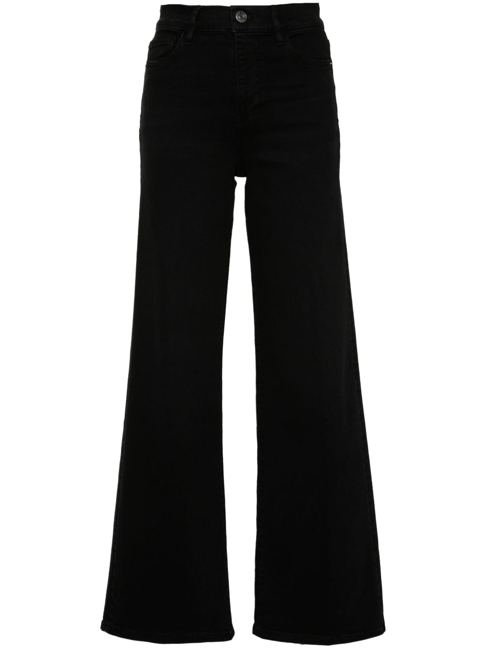 FRAME Le Slim Palazzo 牛仔裤 - 黑色