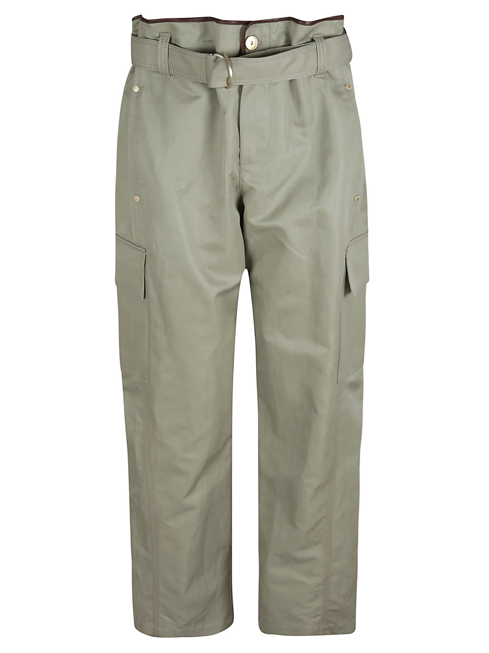 Brunello Cucinelli Straight Leg Belted Cargo Trousers