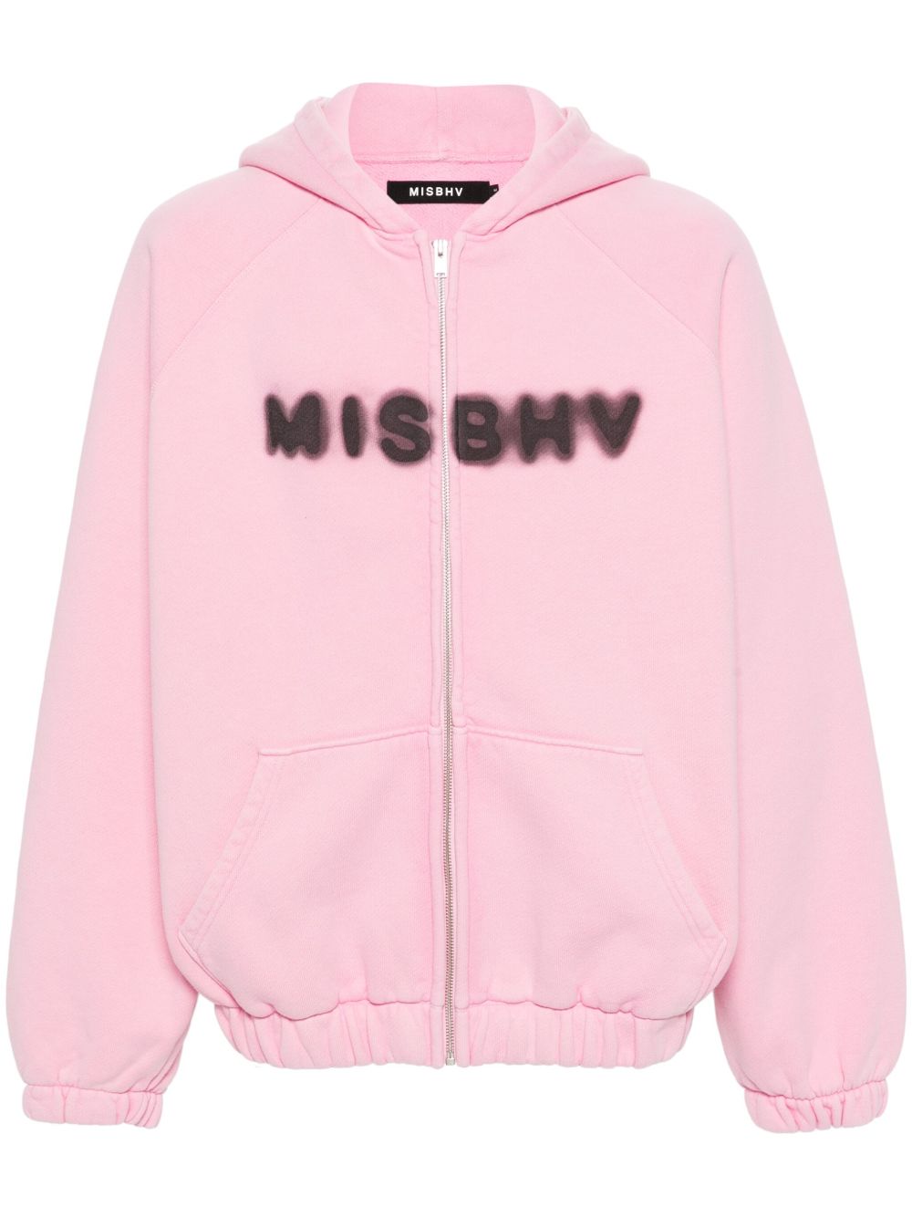 MISBHV logo印花棉连帽衫 - 粉色