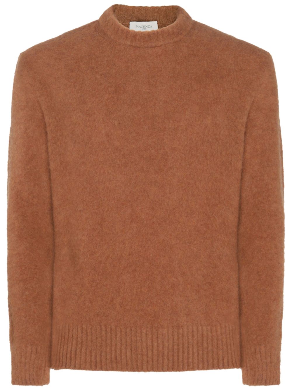 Piacenza Cashmere 初剪羊毛毛衣 - 褐色