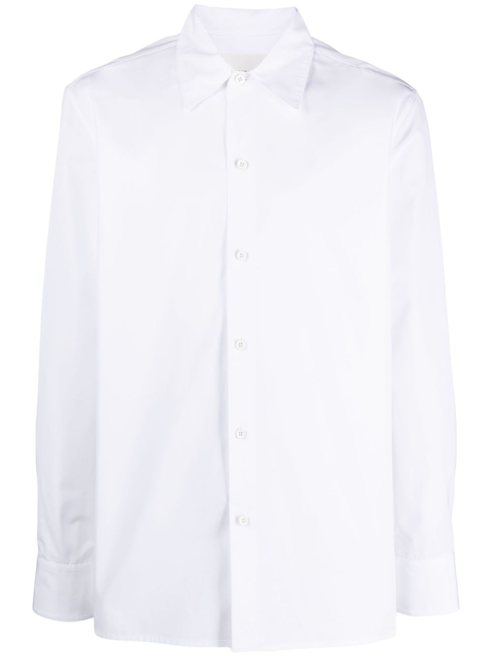 Jil Sander 尖领衬衫 - 白色