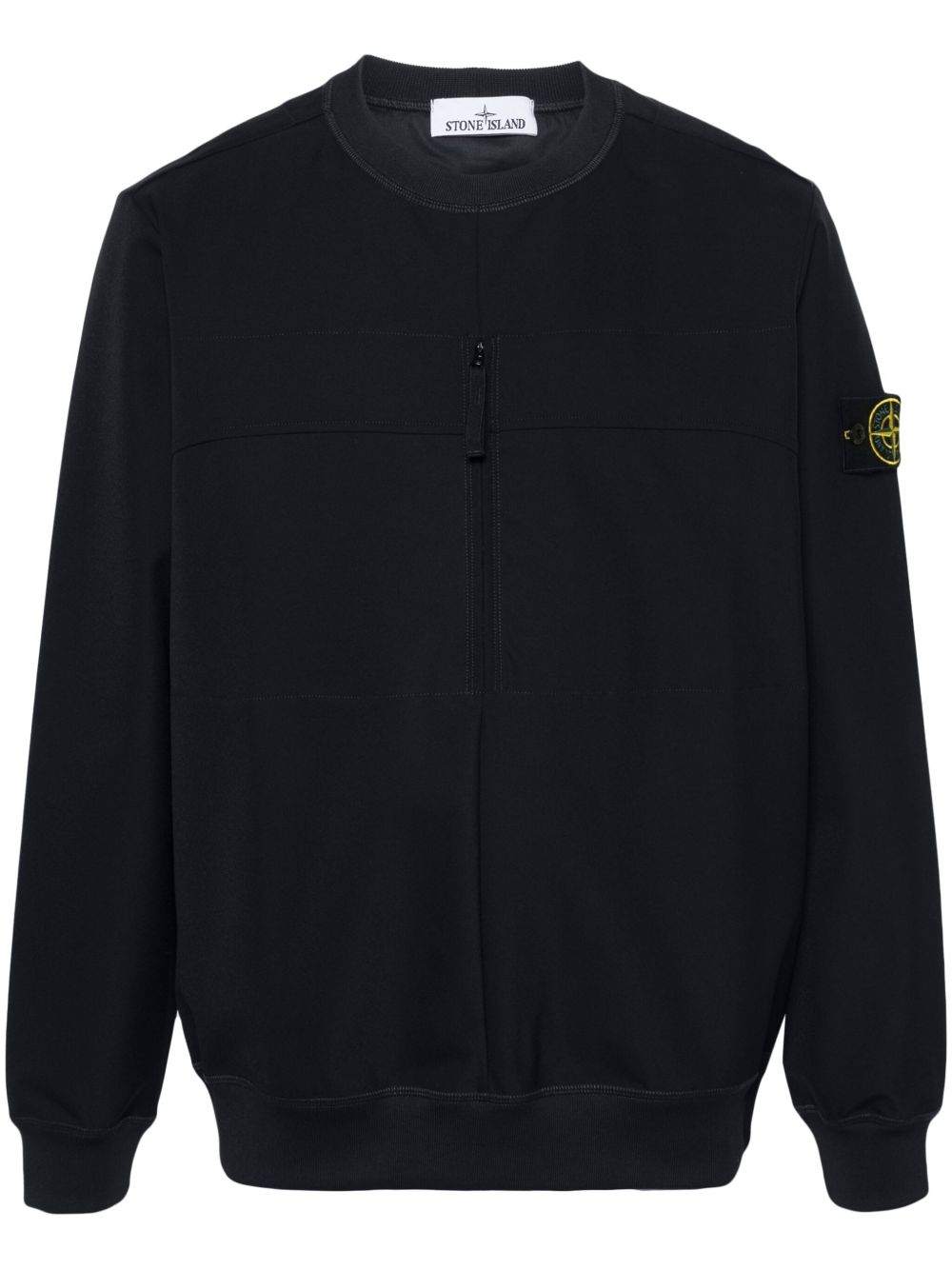 Stone Island 罗盘徽章卫衣 - 蓝色