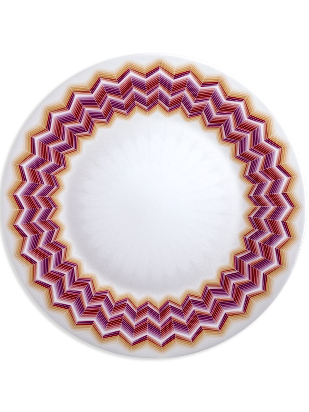 Missoni Home Zig Zag Jarris 餐盘 - 白色