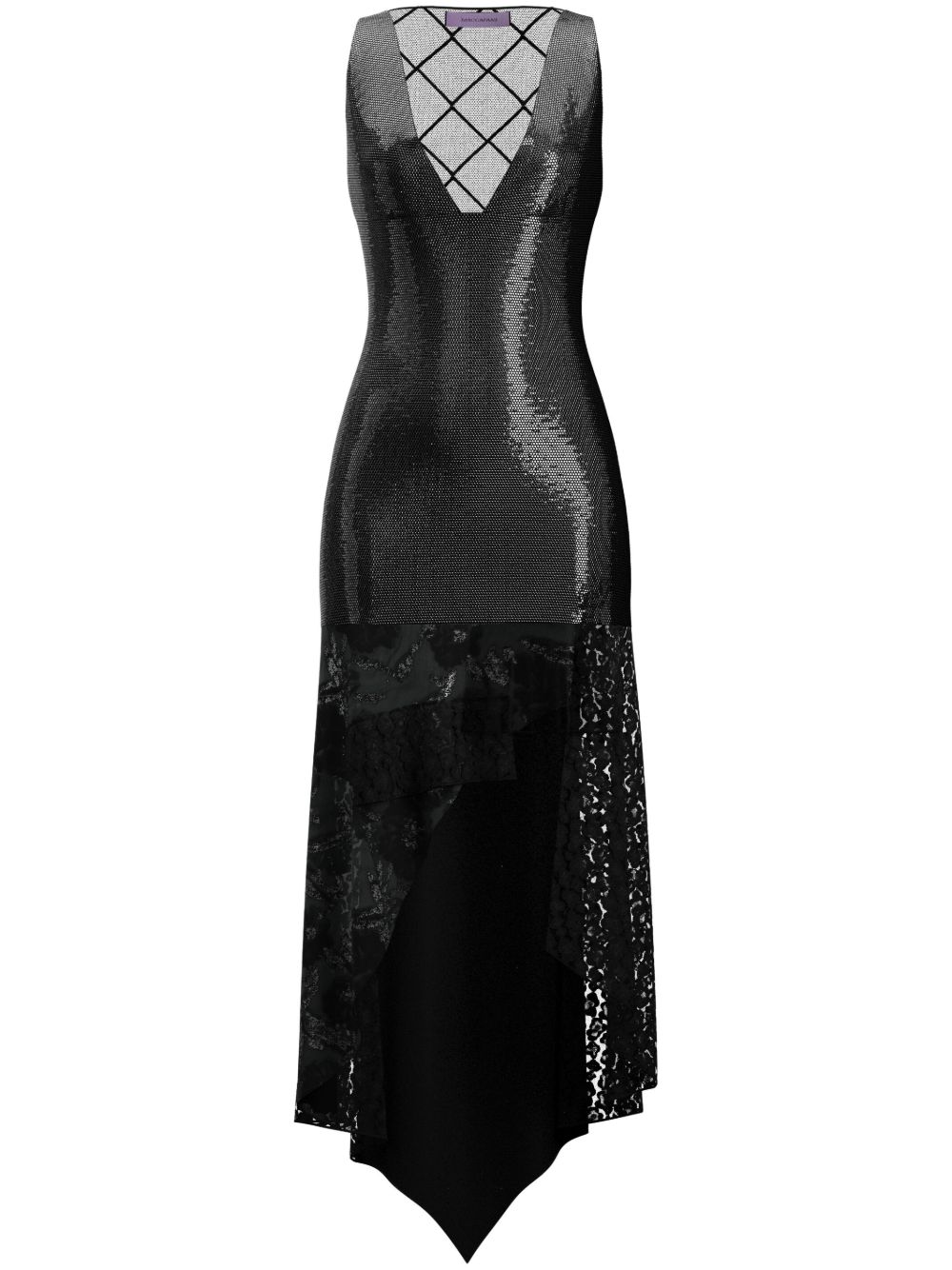Maccapani Katie midi dress - 黑色