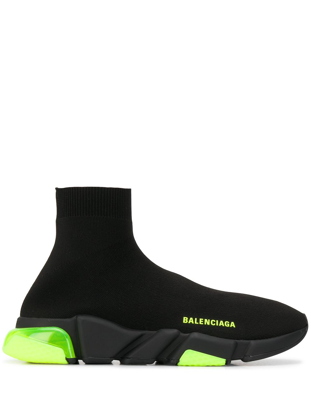 Balenciaga 巴黎世家 Speed 透明鞋底运动鞋 - 黑色