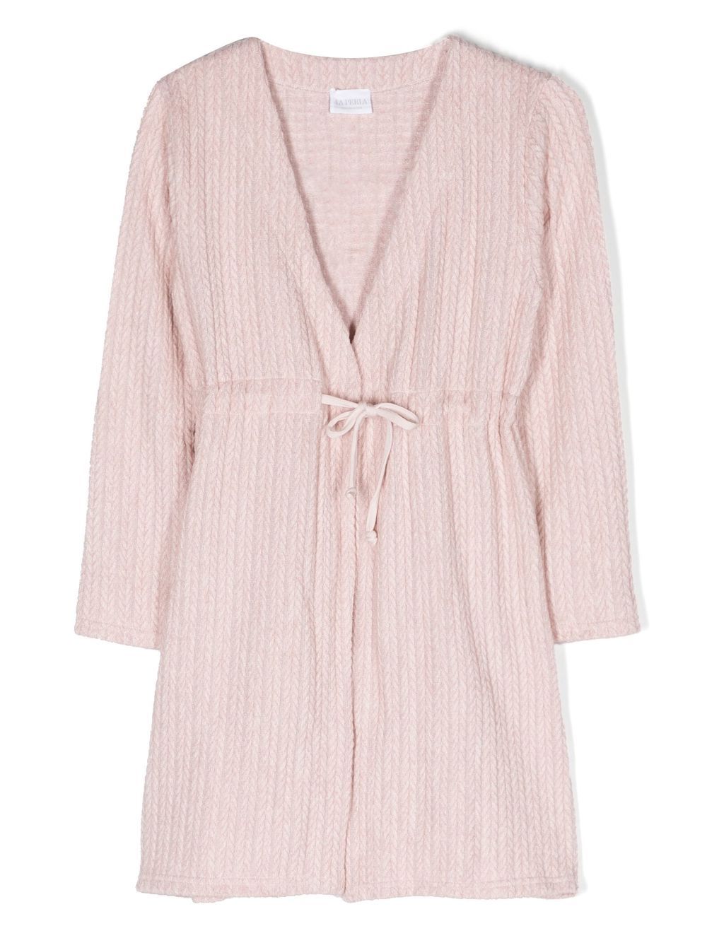 La Perla Kids 长袖睡袍 - 粉色