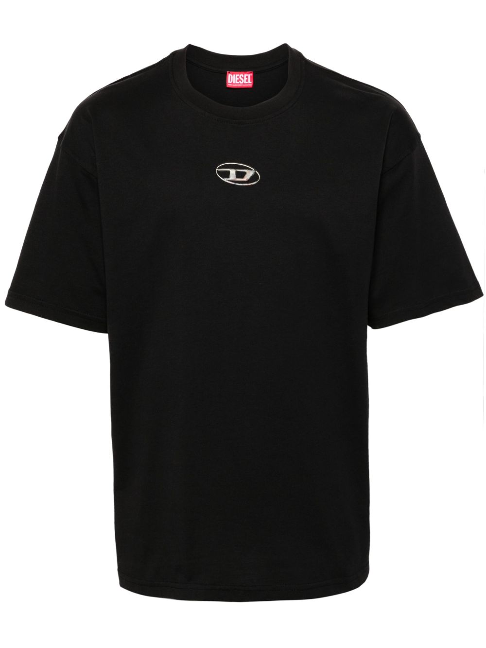 Diesel Oval D T恤 - 黑色