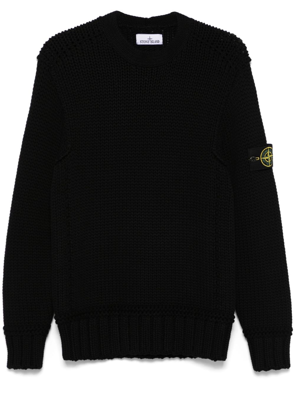 Stone Island 罗盘徽章毛衣 - 黑色
