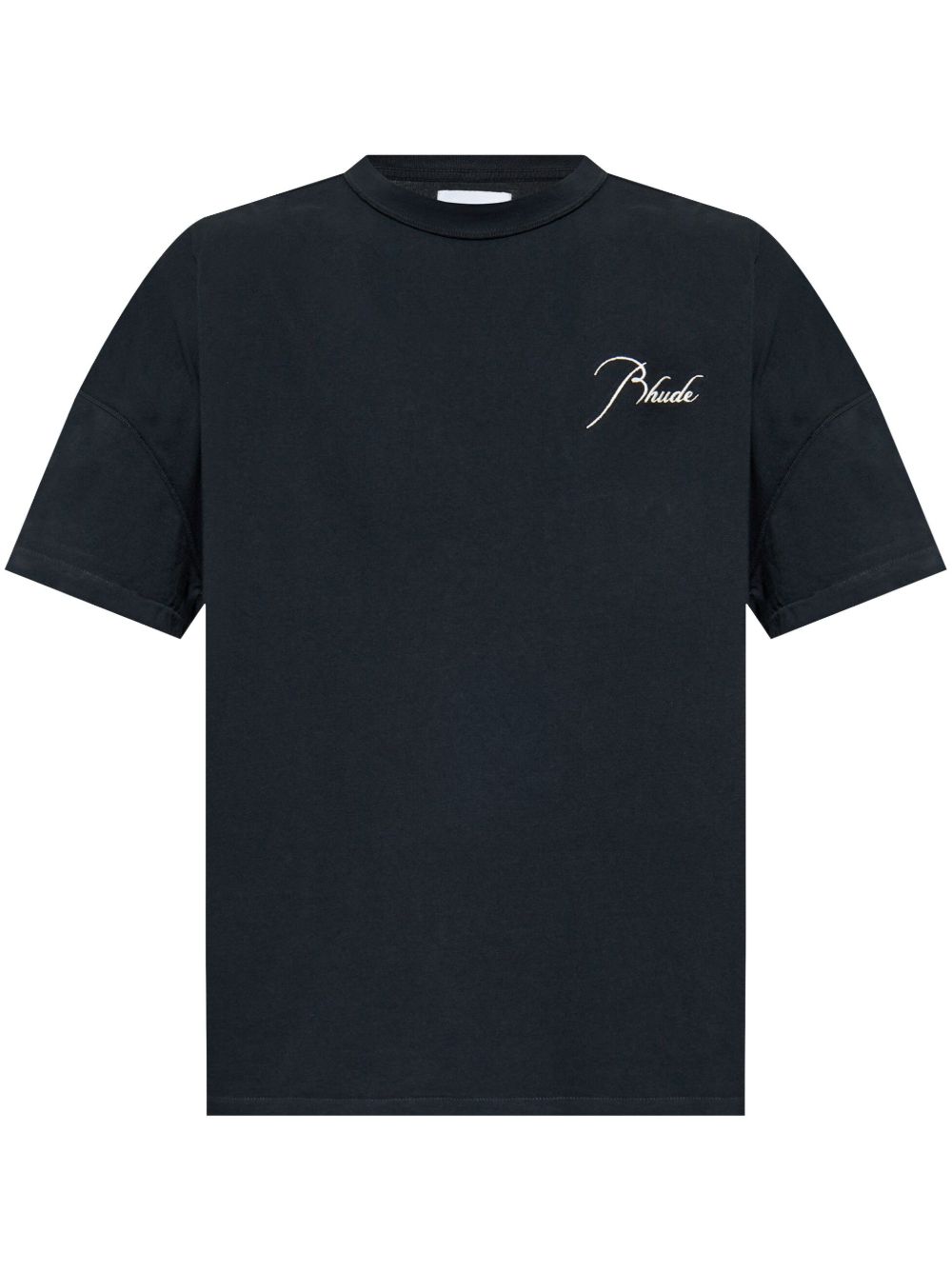 RHUDE 刺绣T恤 - 黑色