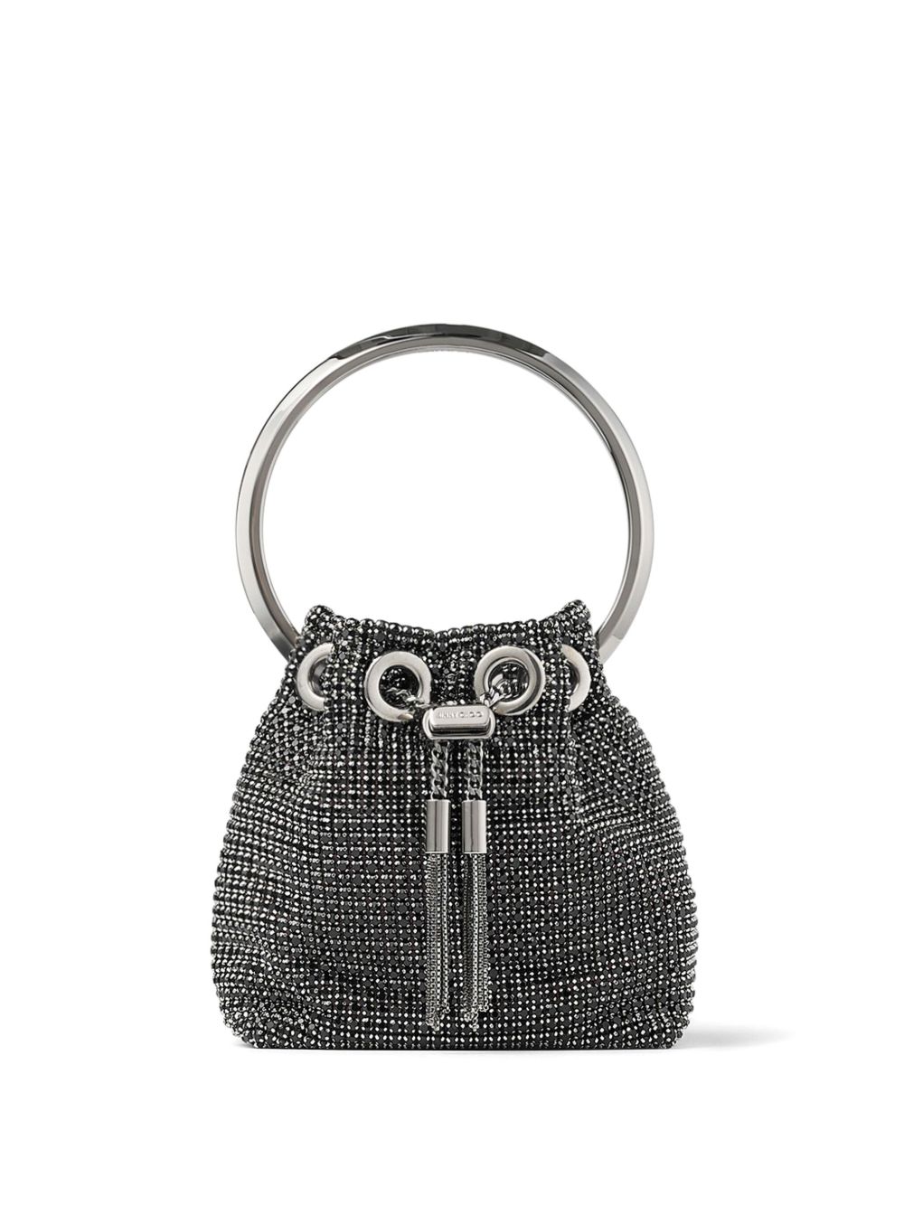 Jimmy Choo Bon Bon 迷你水桶包 - 黑色