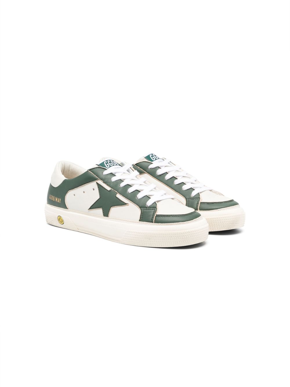Golden Goose Kids 星星贴花低帮运动鞋 - 中性色