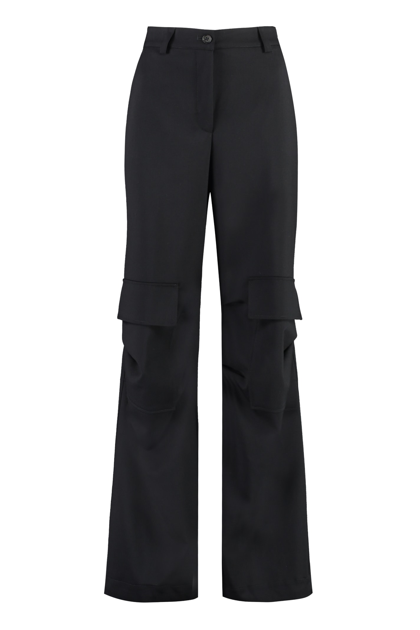 Parosh Wool Cargo Trousers