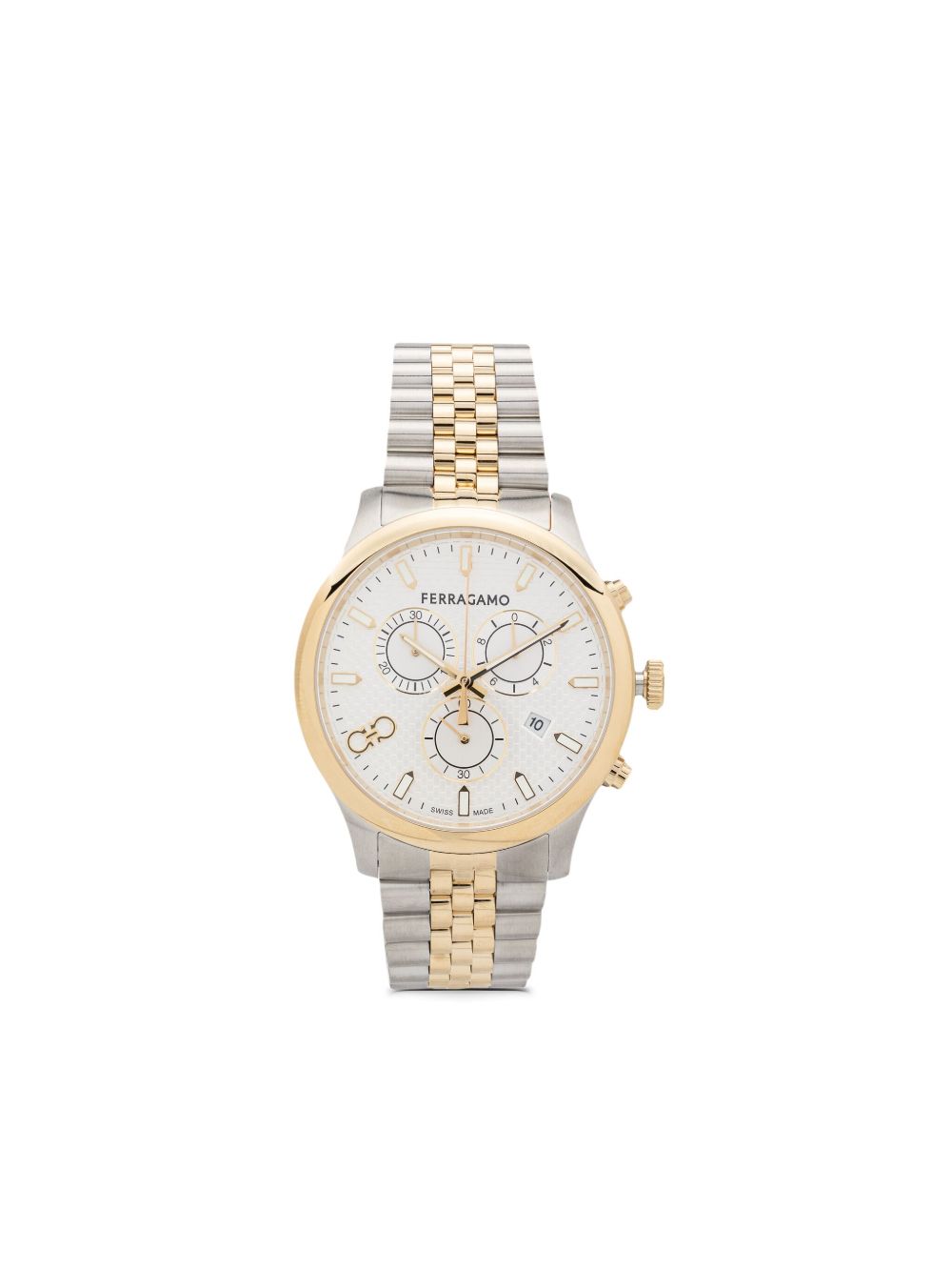 Ferragamo Duo Chrono 42毫米腕表 - 白色