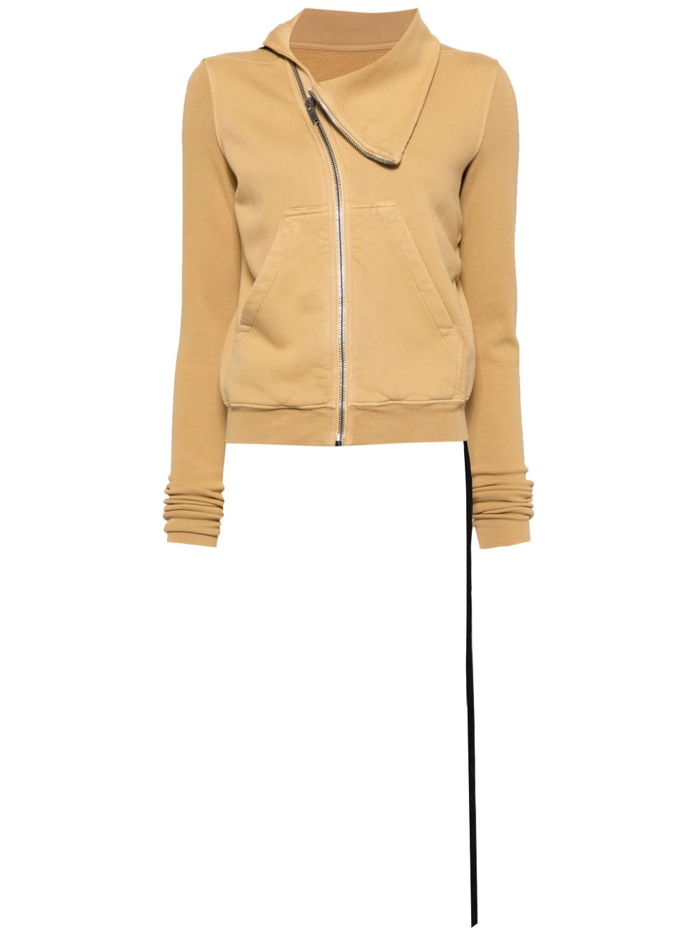 Rick Owens DRKSHDW 拉链棉卫衣 - 黄色