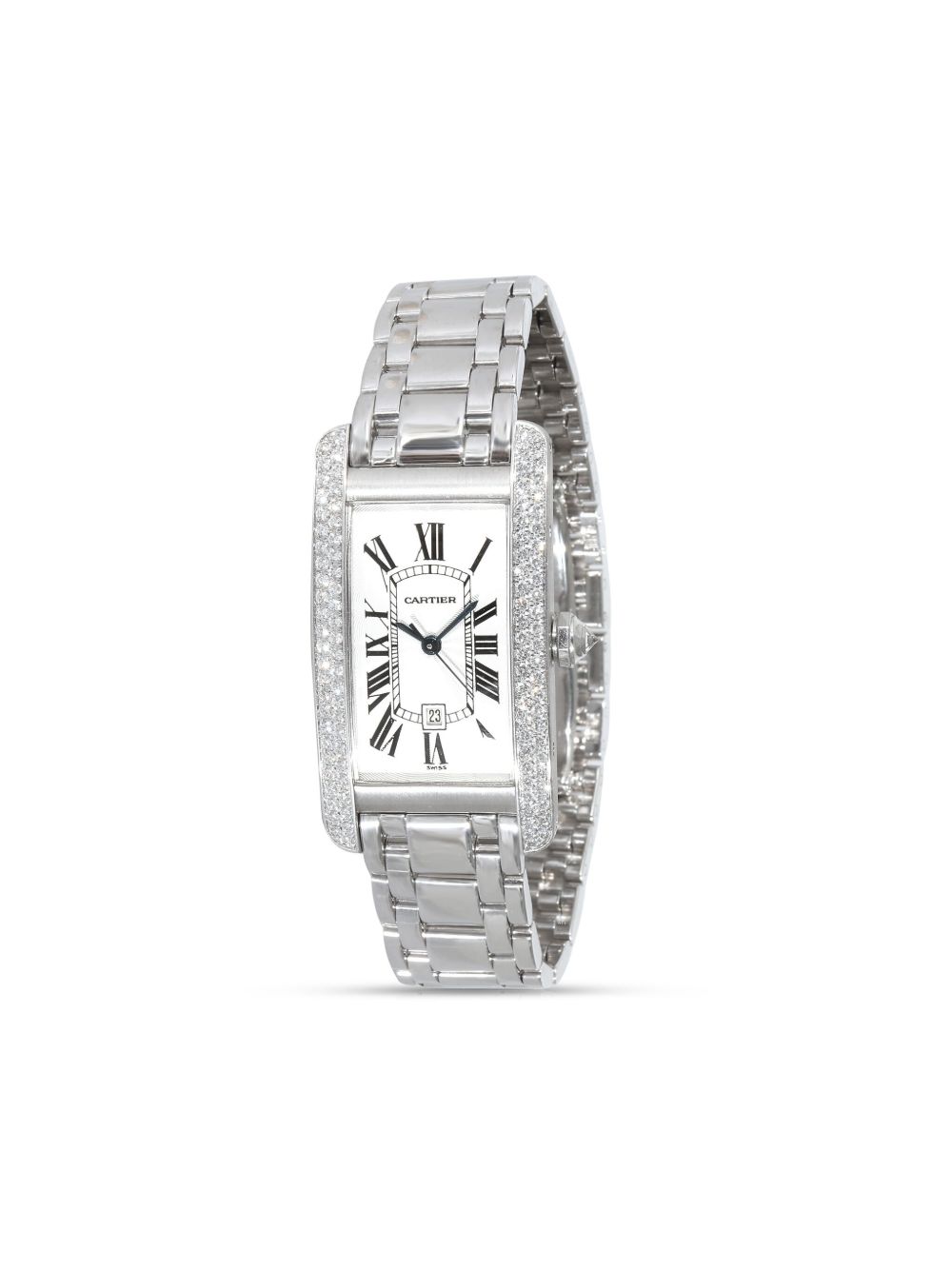 Cartier Tank Americaine 19毫米腕表（2000-2009年典藏款） - 银色