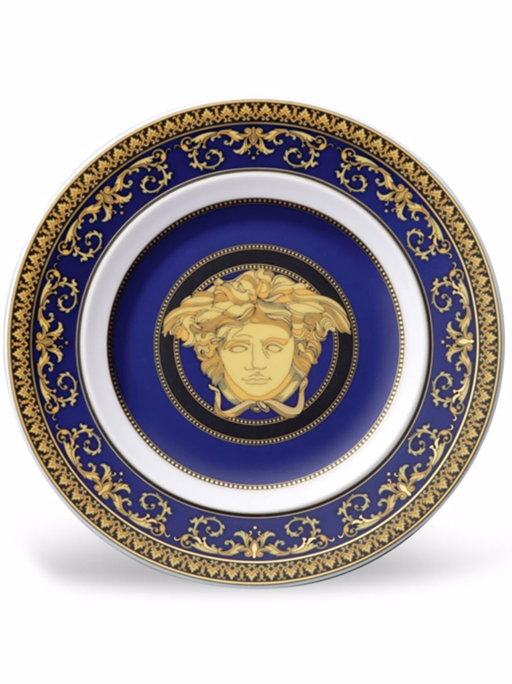 Versace 范思哲 美杜莎餐盘（18厘米） - 蓝色