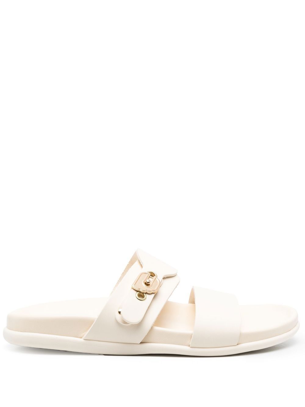 Ancient Greek Sandals Latria 扣环开合凉鞋 - 白色