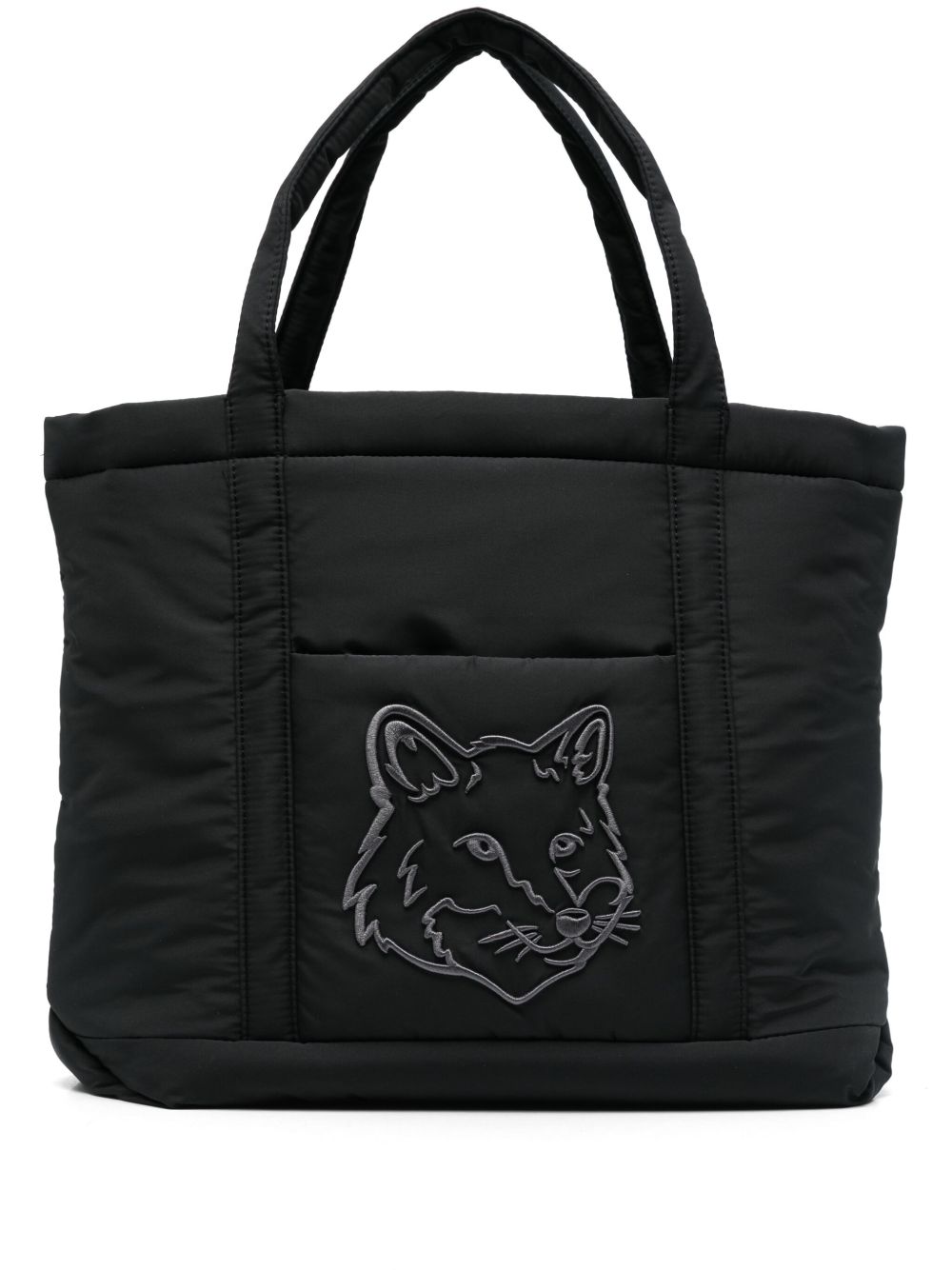 Maison Kitsuné Fox Head 手提包 - 黑色