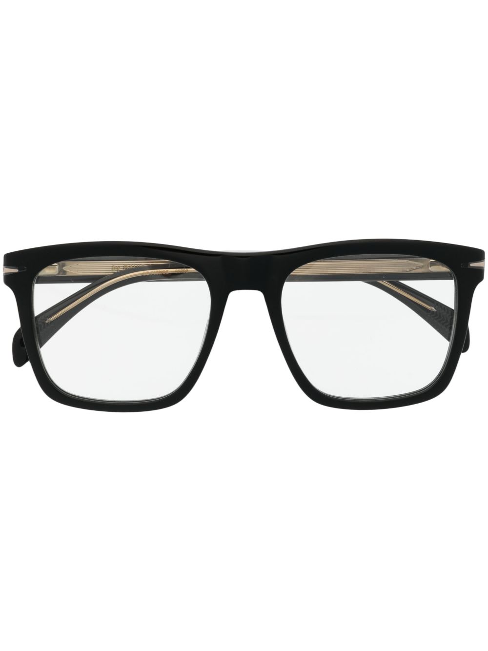 Eyewear by David Beckham 方框有色镜片太阳眼镜 - 黑色