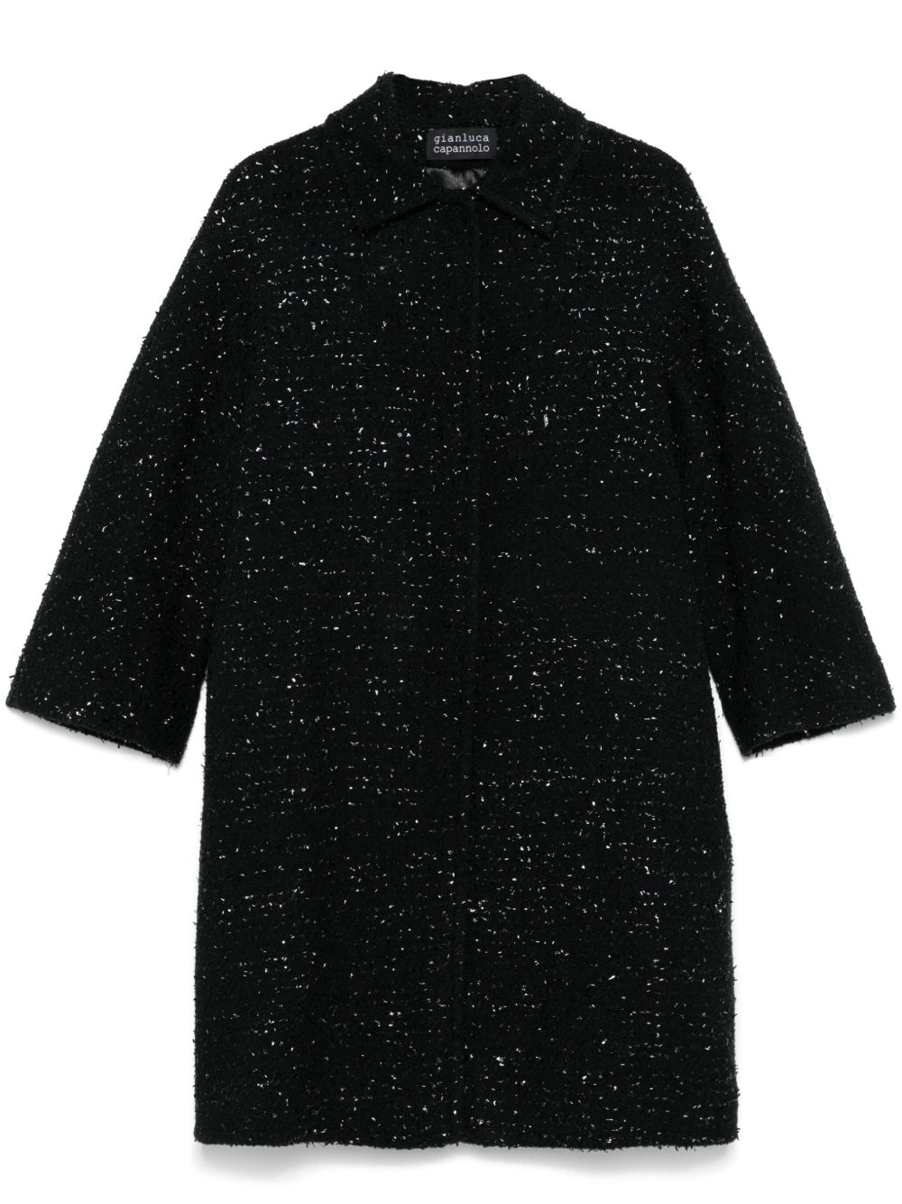Gianluca Capannolo Kim Collar 外套 - 黑色