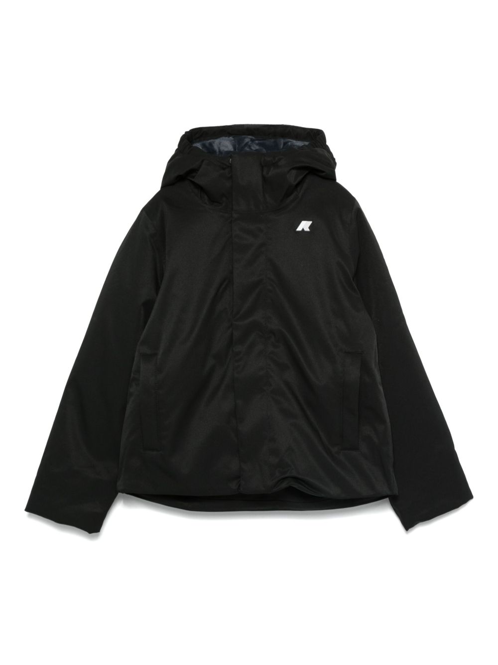 K Way Kids P. Jacko Twill Marmotta 夹克 - 黑色