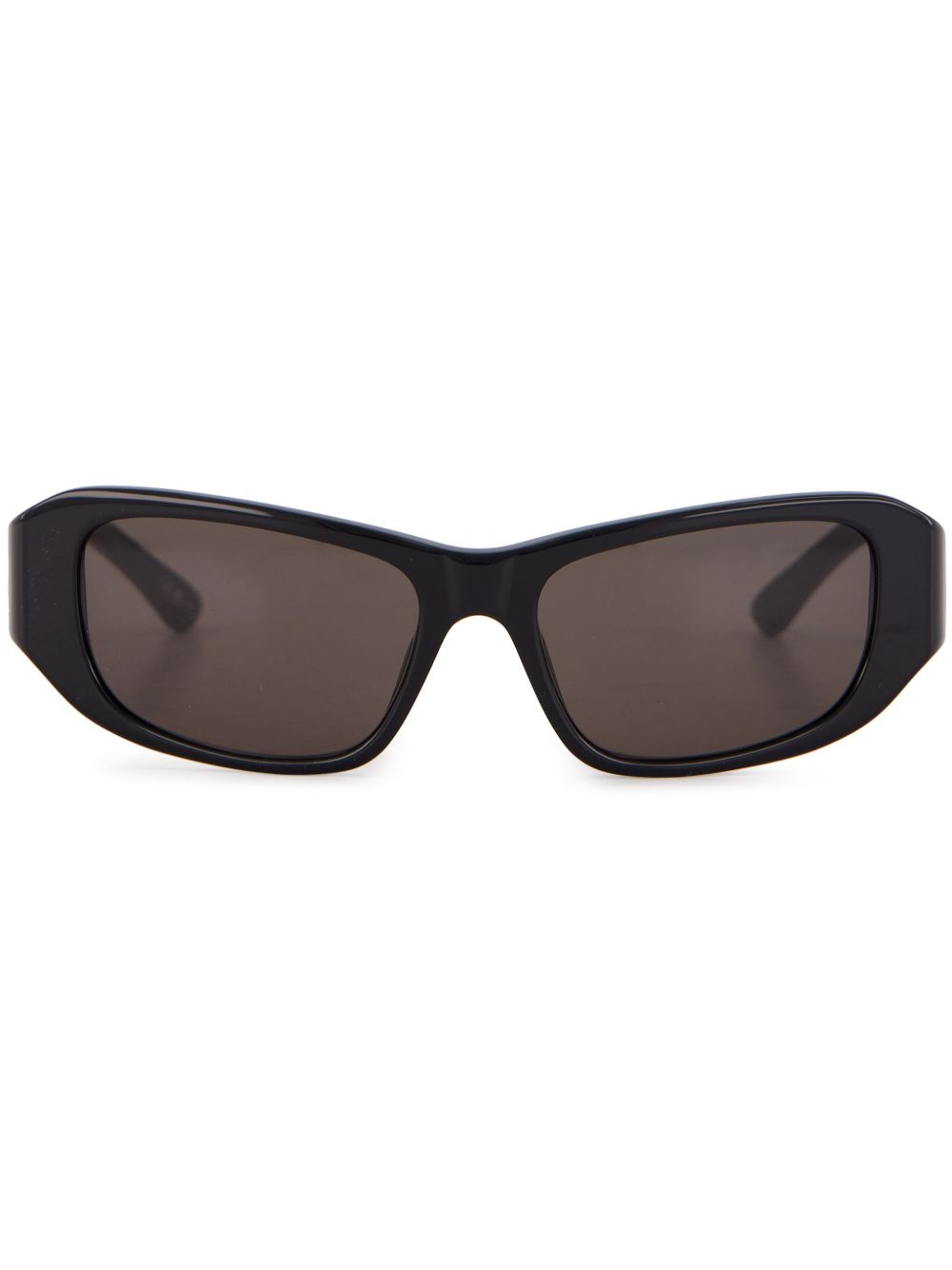 Balenciaga Eyewear Tuesday 长方形框太阳眼镜 - 黑色