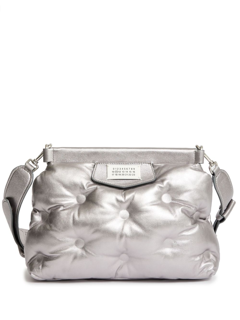 Maison Margiela Glam Slam Classique 小号单肩包 - 银色