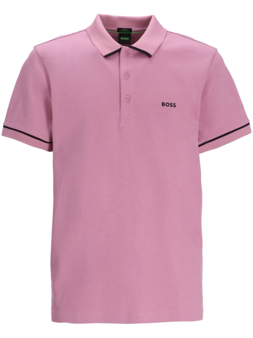 BOSS Paule 棉polo衫 - 粉色