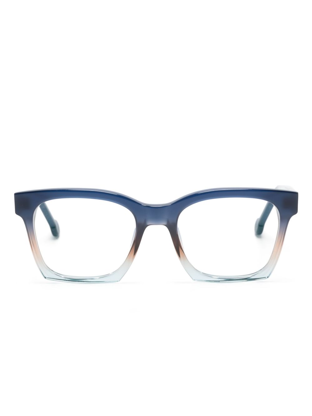 L.A. EYEWORKS Marcel 方形镜框眼镜 - 蓝色