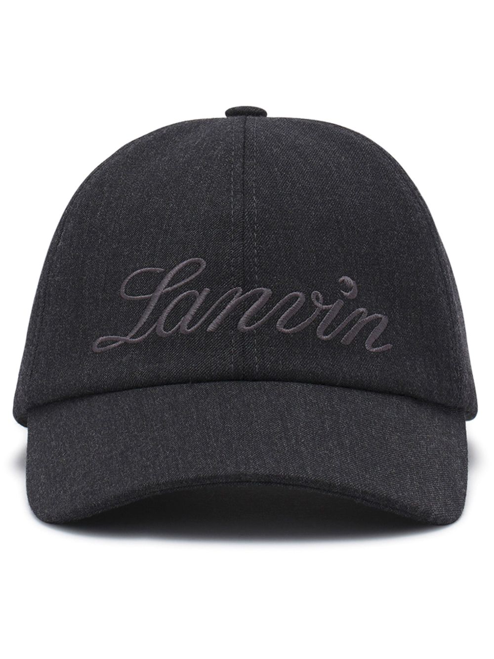 Lanvin 刺绣logo棒球帽 - 黑色