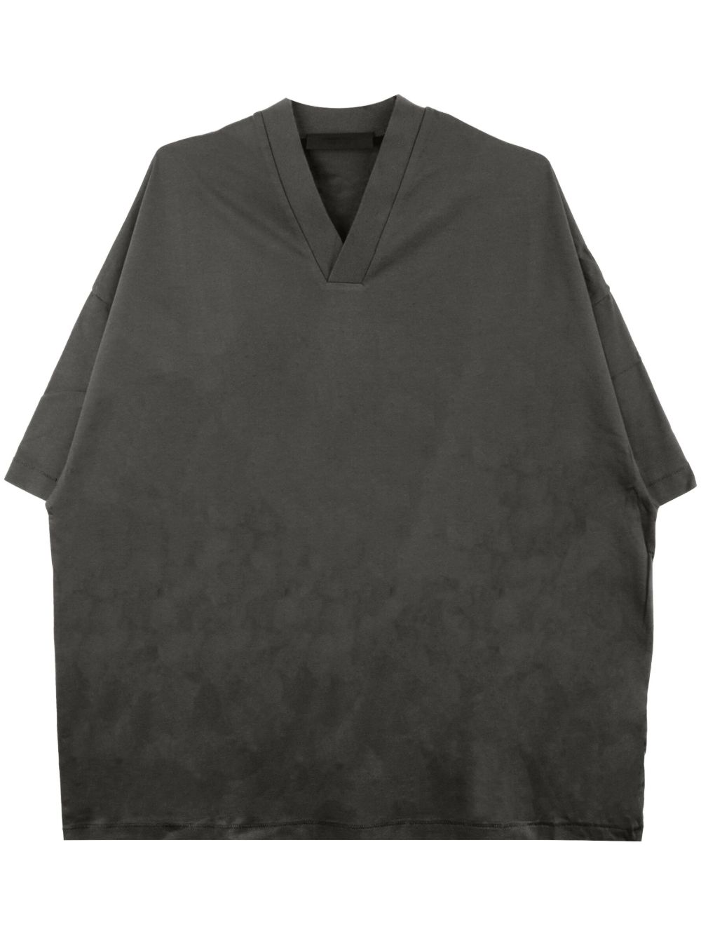 FEAR OF GOD ESSENTIALS logo植绒棉T恤 - 绿色