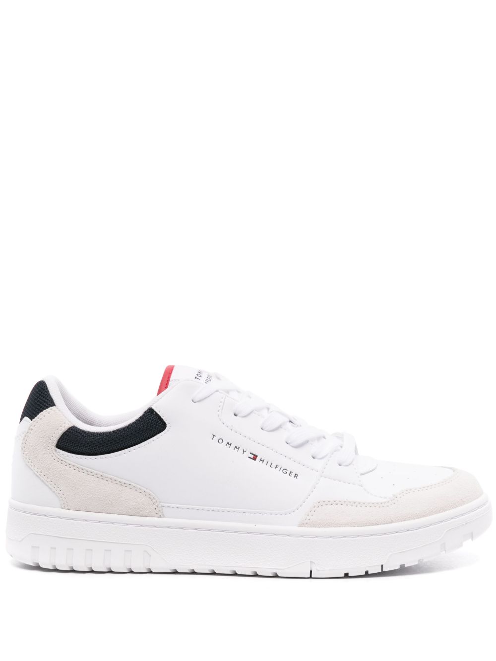 Tommy Hilfiger Cleat 皮质运动鞋 - 白色