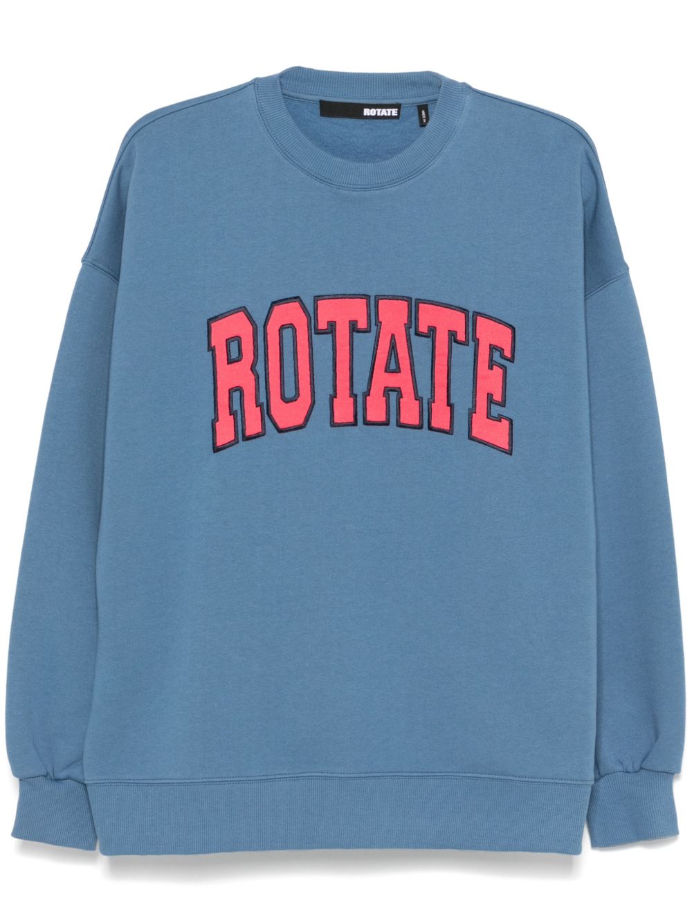 ROTATE BIRGER CHRISTENSEN logo-embroidered sweatshirt - 蓝色