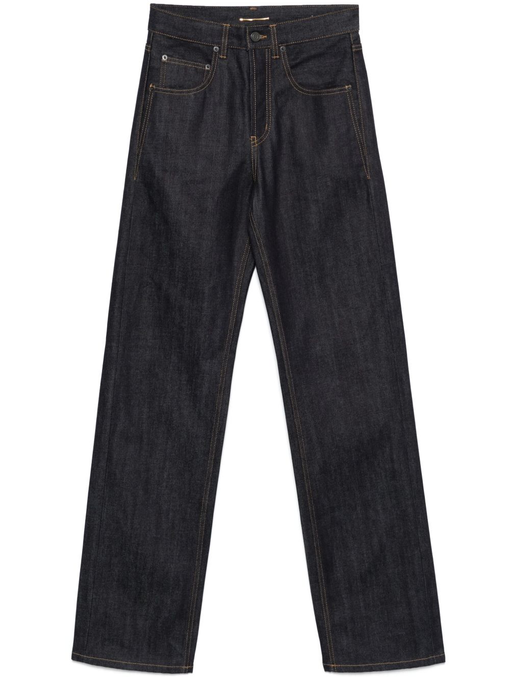 Saint Laurent 直筒牛仔裤 - 蓝色