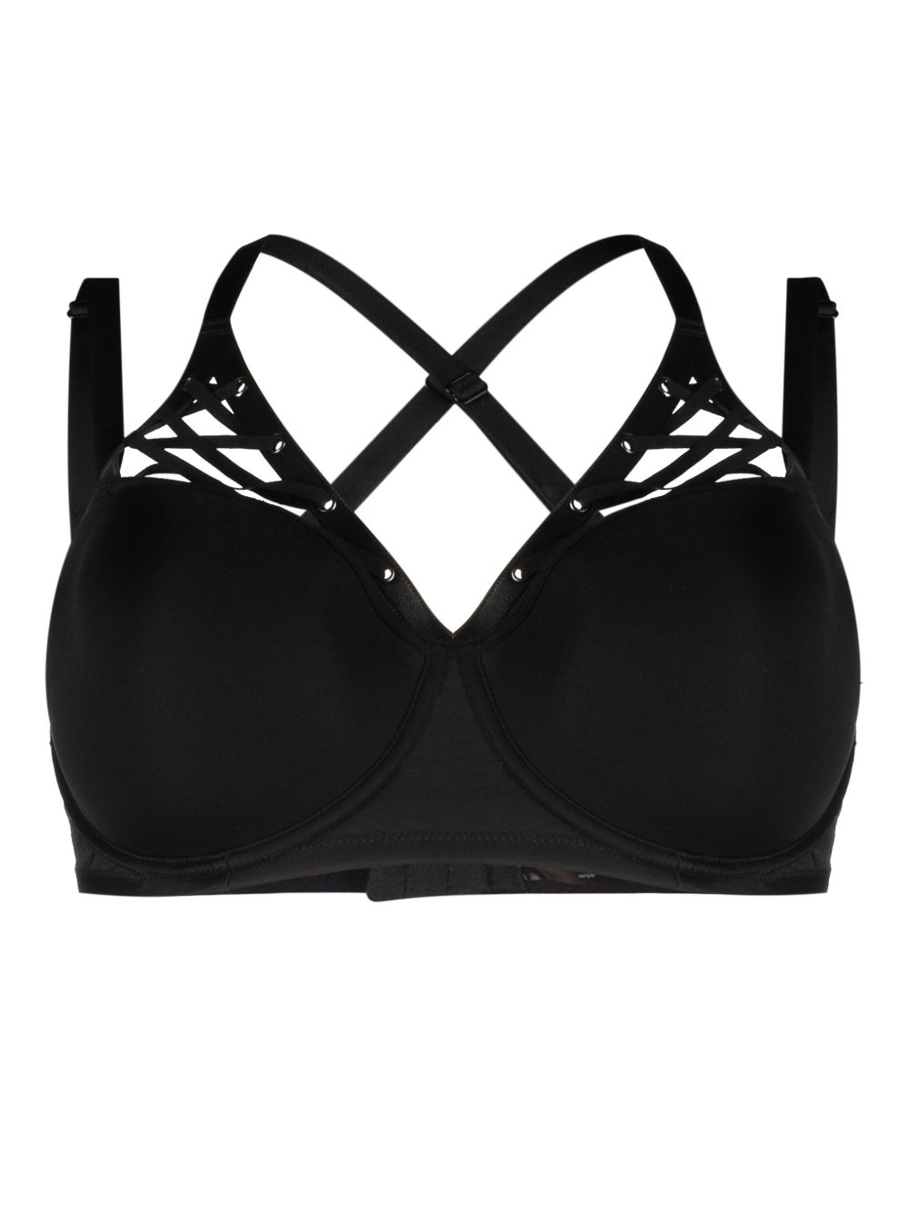 Marlies Dekkers Euphoria 深V设计平台罩杯文胸 - 黑色