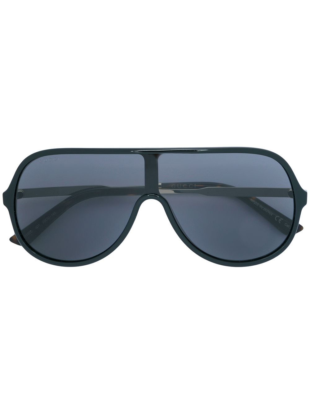Gucci Eyewear 飞行员太阳眼镜 - 黑色
