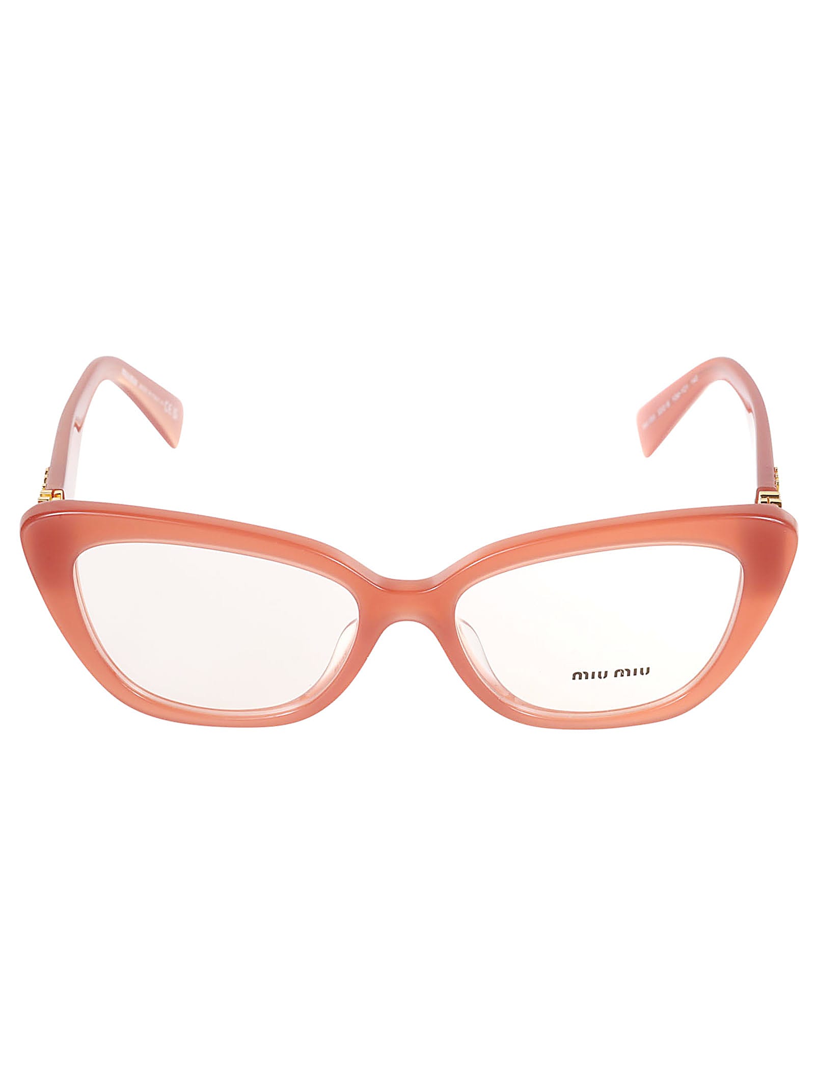 Miu Miu Metal Hinges Cat-eye Glasses
