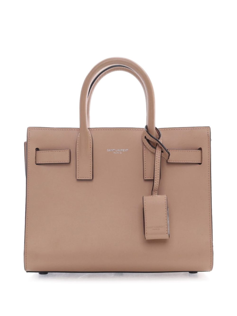Saint Laurent Pre-Owned Nano Sac de Jour 斜挎包（2017年典藏款） - 褐色