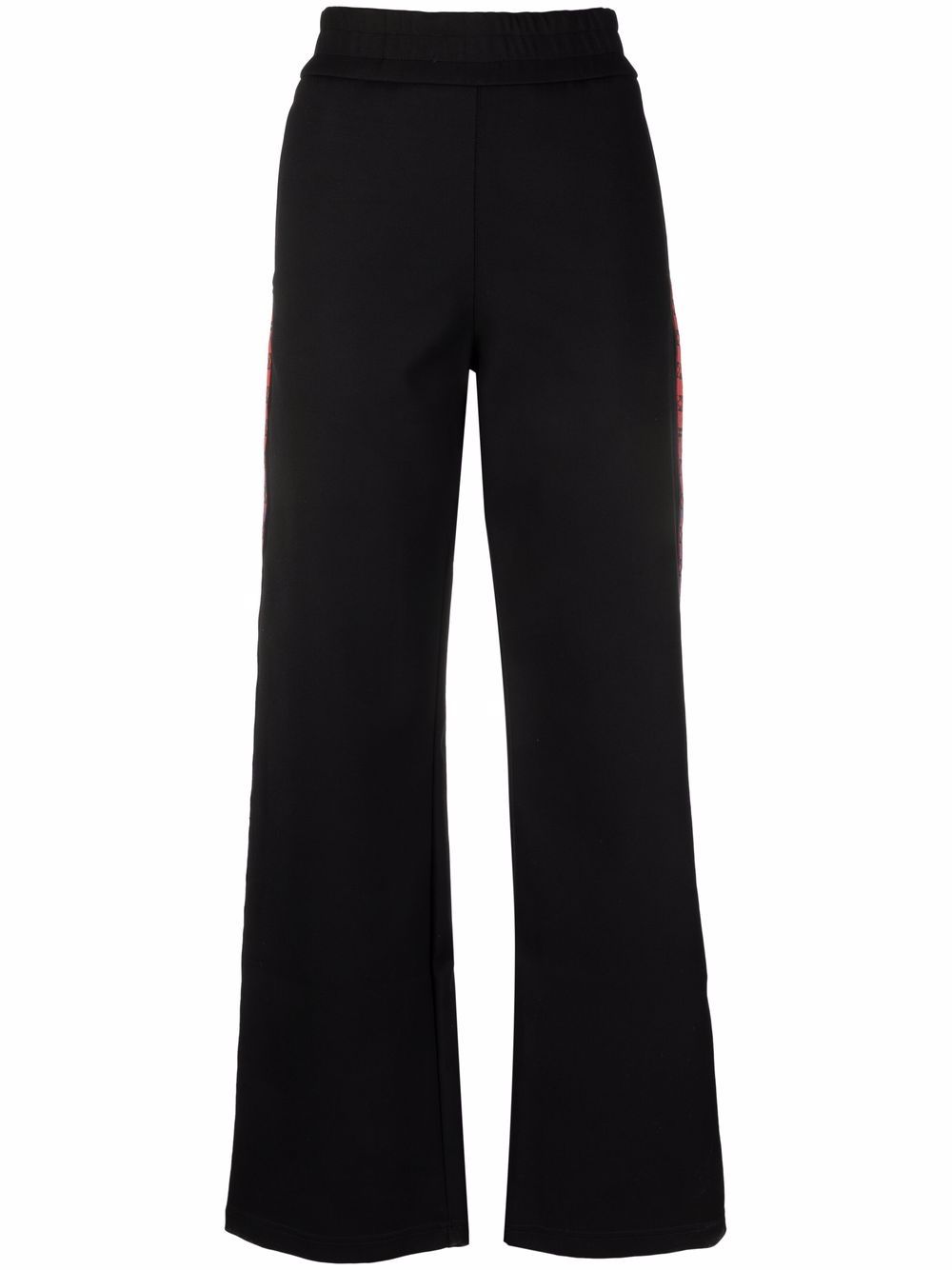 Off-White 经典logo饰带运动裤 - 黑色